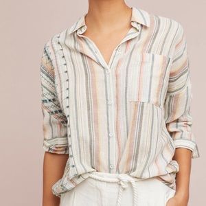 Anthropologie NWOT Yarn Dues Button down